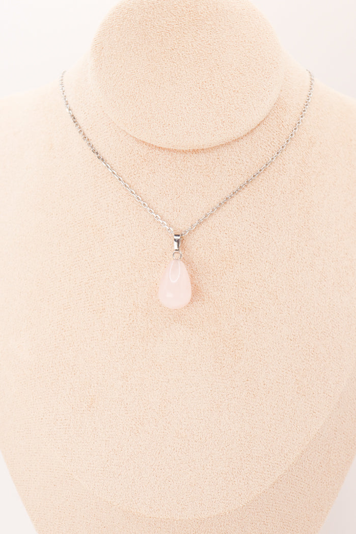 Pendant | Rose Quartz Drop