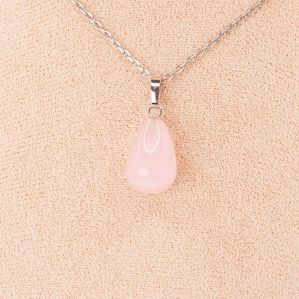 Pendant | Rose Quartz Drop