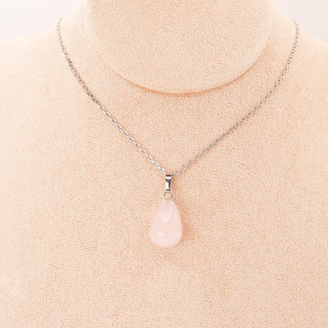 Pendant | Rose Quartz Drop